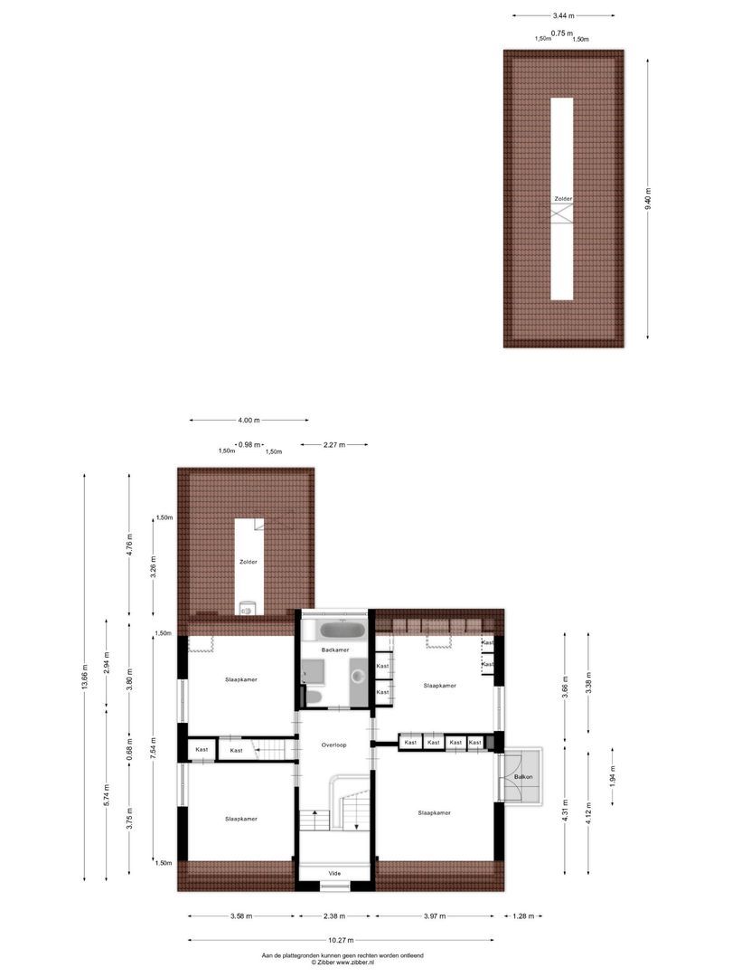 Rotterdamseweg 144, Zwijndrecht plattegrond-1
