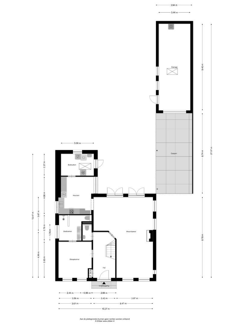 Rotterdamseweg 144, Zwijndrecht plattegrond-0