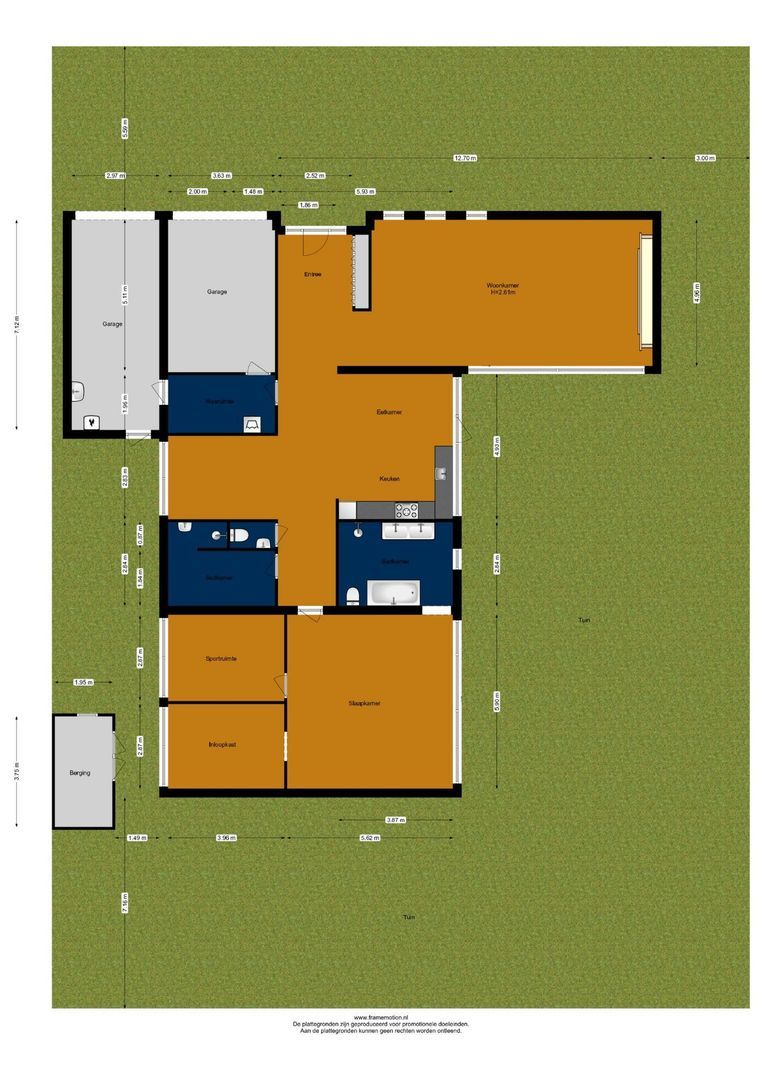 Akeleilaan 5, Zwijndrecht plattegrond-0
