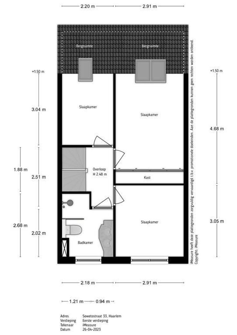 Sowetostraat 33, Haarlem plattegrond-4