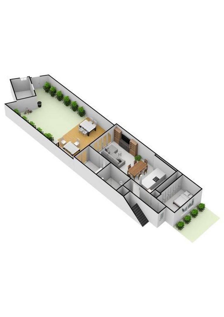 Emmakade 34 hs, Amstelveen plattegrond-1