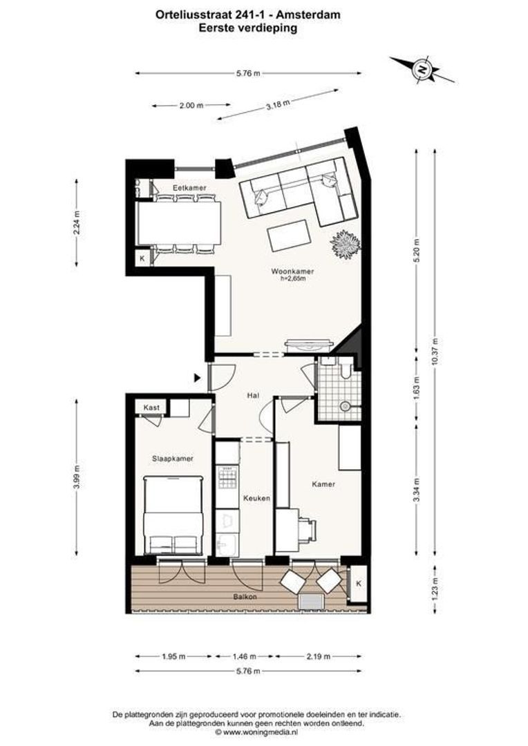 Orteliusstraat 241 1, Amsterdam foto-21