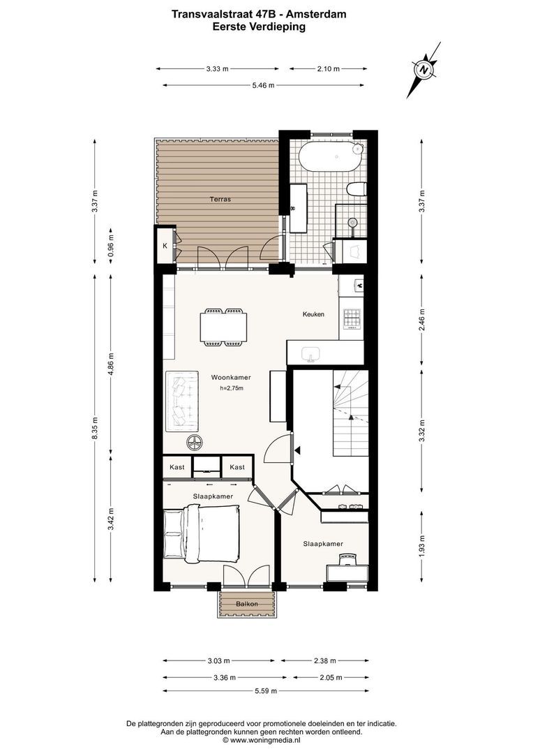 Transvaalstraat 47 b, Amsterdam foto-26