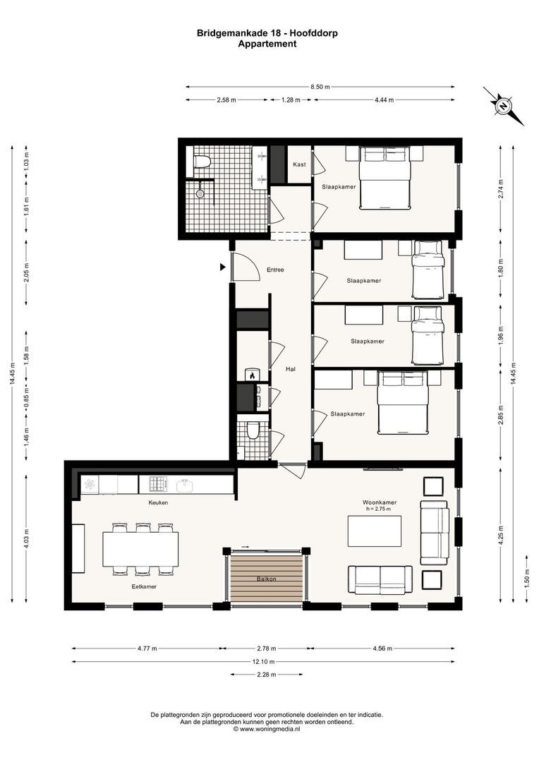 Bridgemankade 18, Hoofddorp foto-21