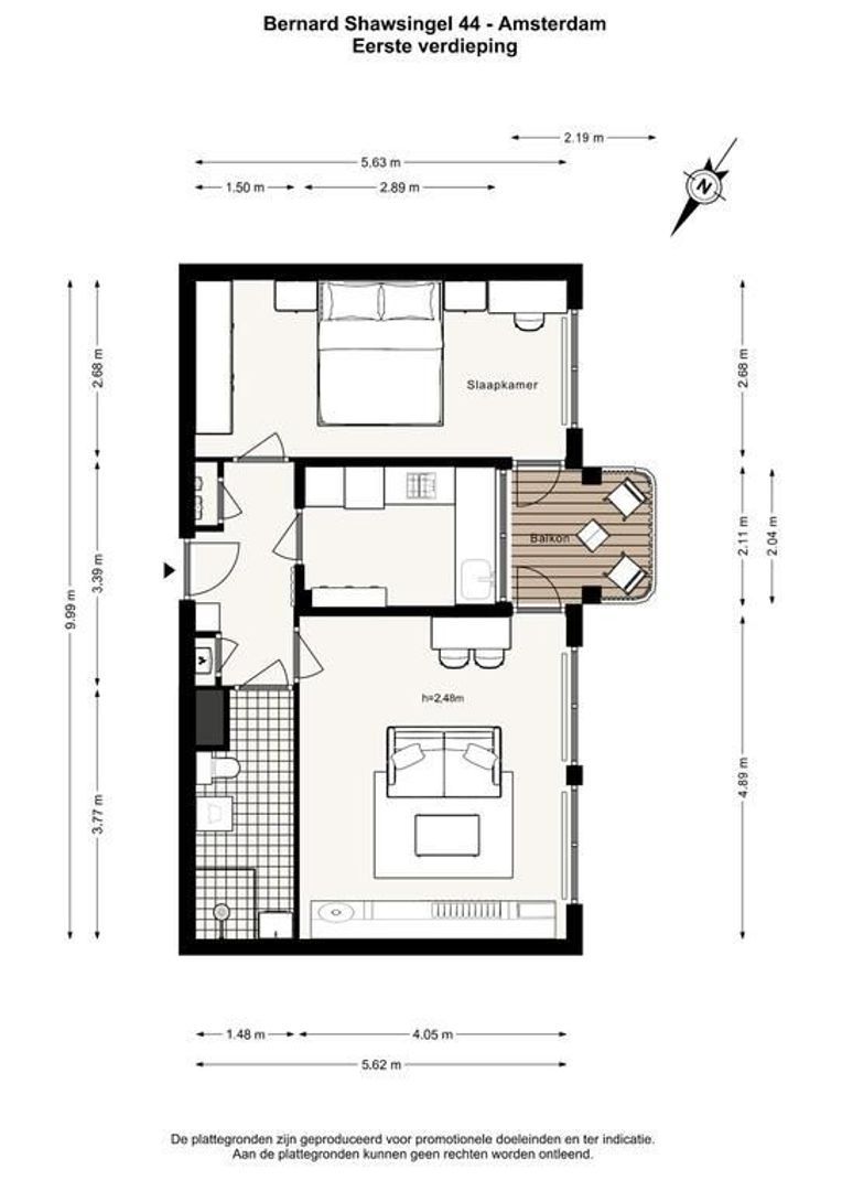 Bernard Shawsingel 44, Amsterdam foto-25