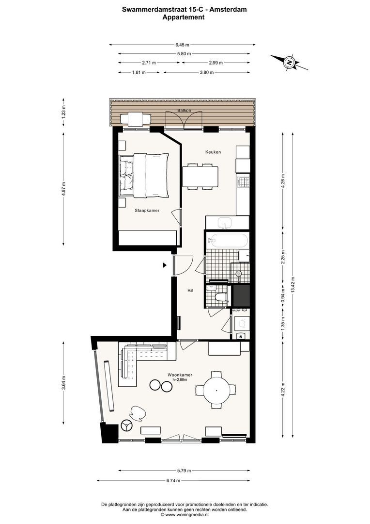 Swammerdamstraat 15 C, Amsterdam foto-27