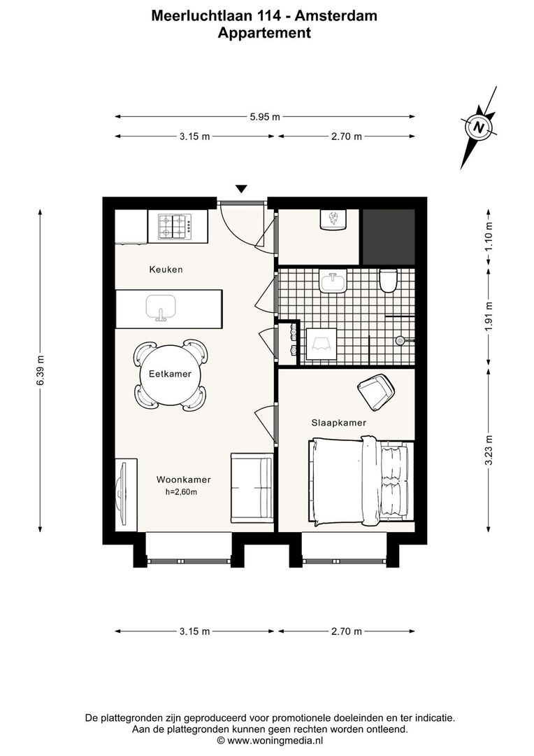 Meerluchtlaan 114, Amsterdam plattegrond-0