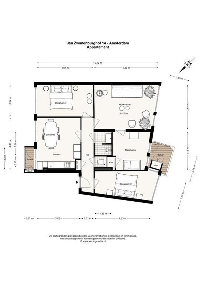 Jan Zwanenburghof 14 1, Amsterdam foto-19