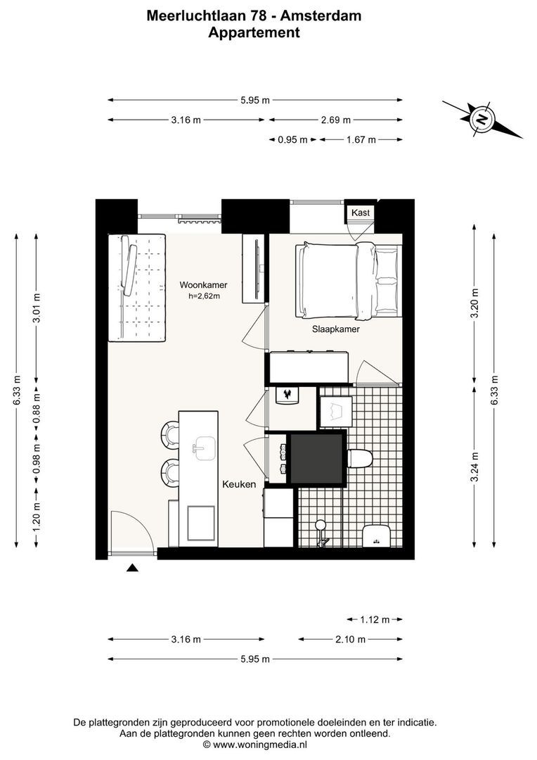 Meerluchtlaan 78, Amsterdam plattegrond-0