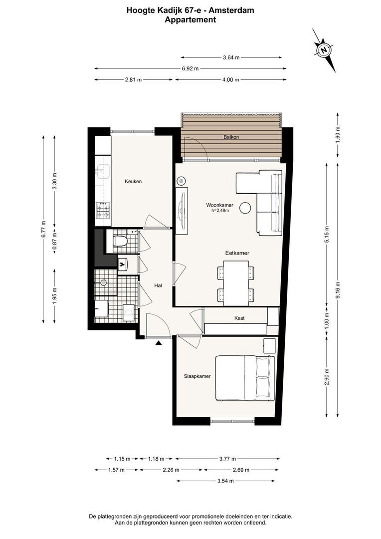 Hoogte Kadijk 67 E, Amsterdam foto-22