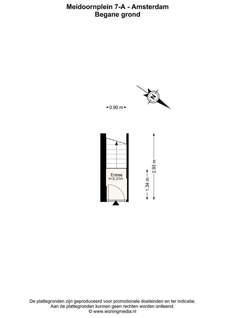 Meidoornplein 7 A, Amsterdam plattegrond-0