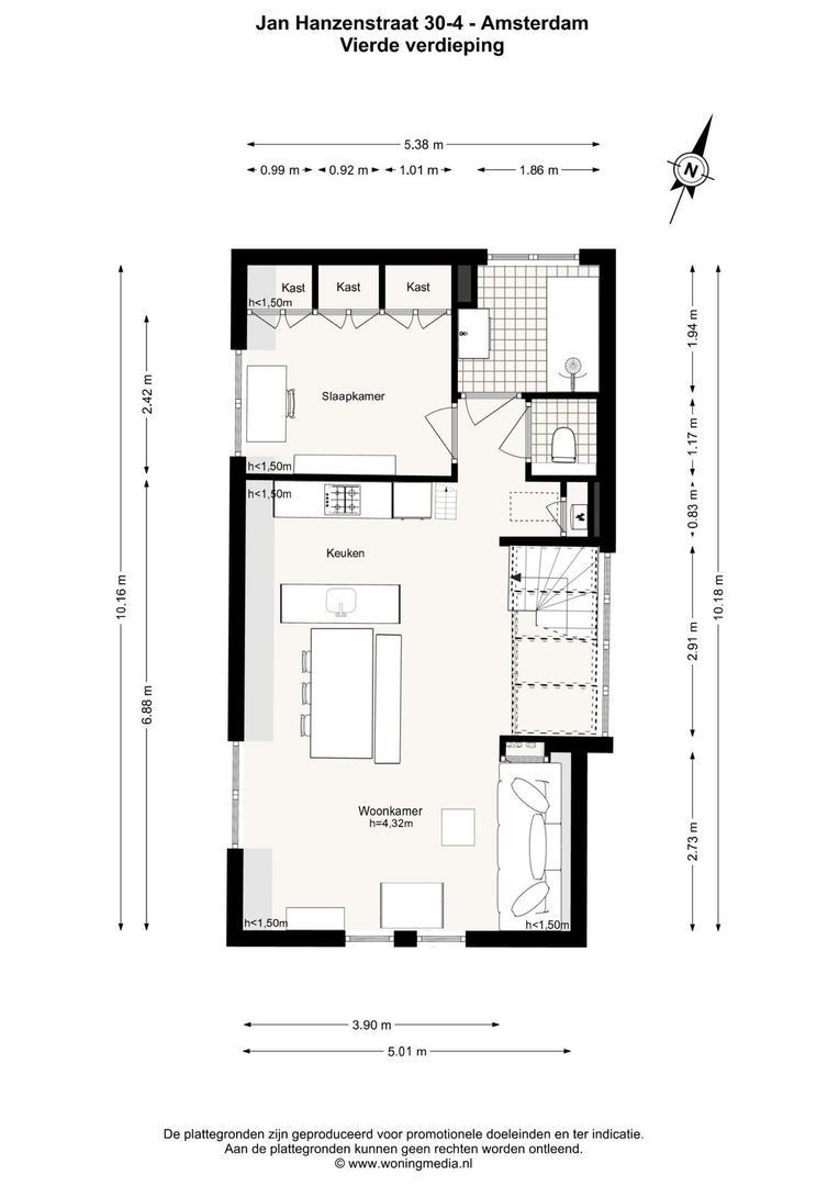 Jan Hanzenstraat 30 4, Amsterdam foto-28