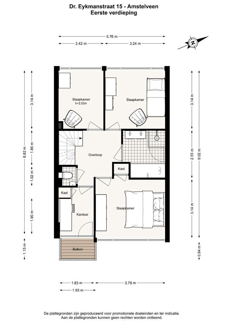 Dr. Eykmanstraat 15, Amstelveen foto-39