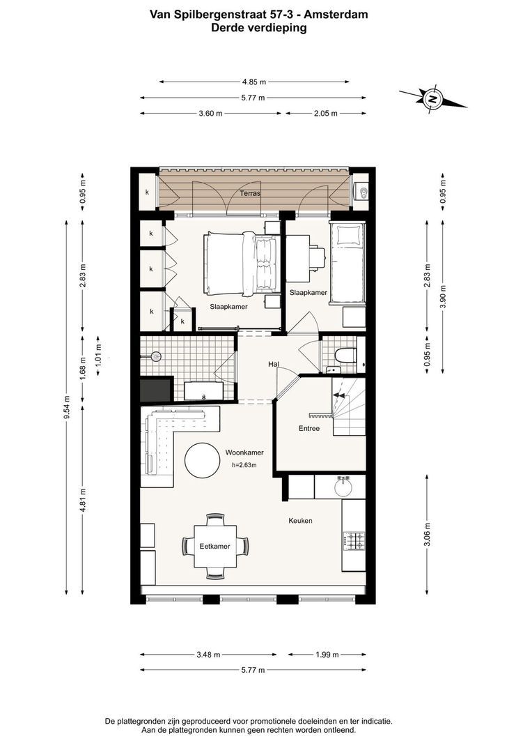 Van Spilbergenstraat 57 3, Amsterdam foto-27