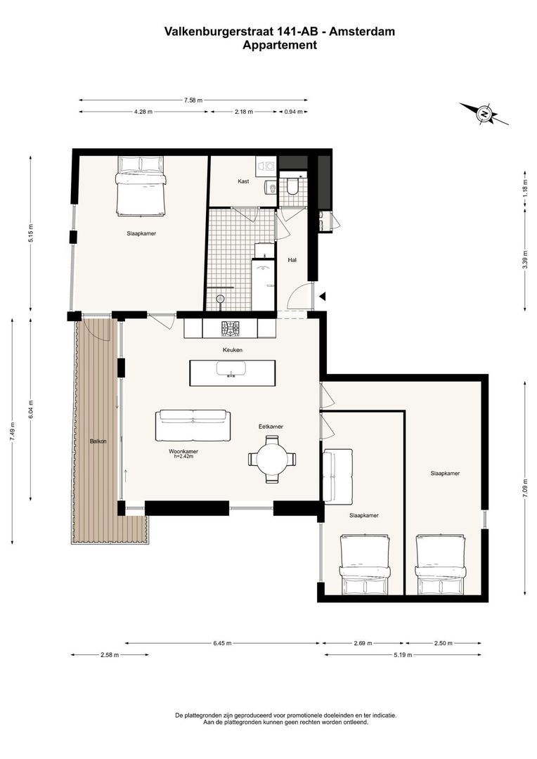 Valkenburgerstraat 141, Amsterdam foto-23