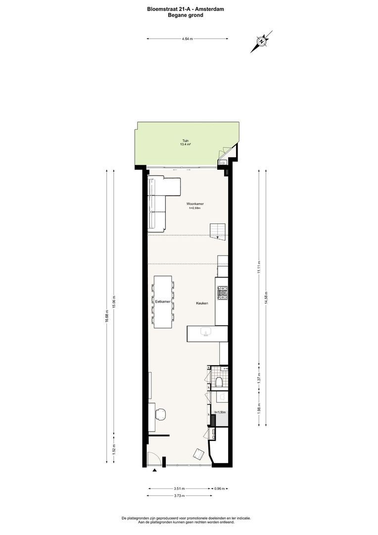 Bloemstraat 21 A, Amsterdam foto-24