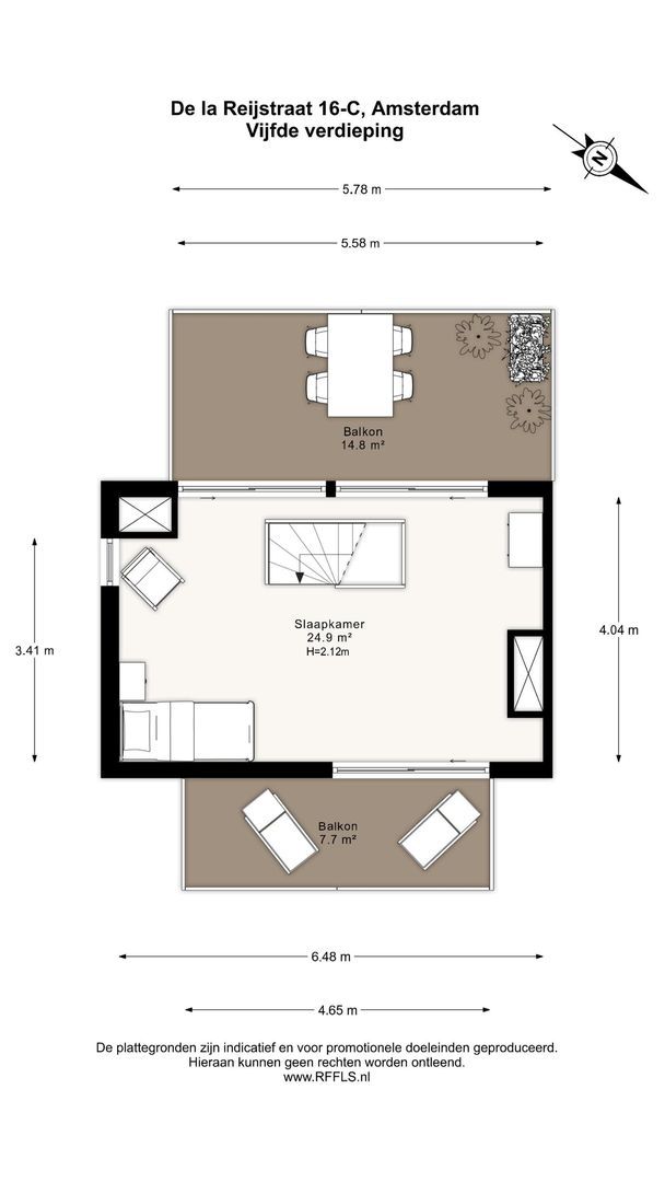 De la Reijstraat 16 C, Amsterdam foto-35
