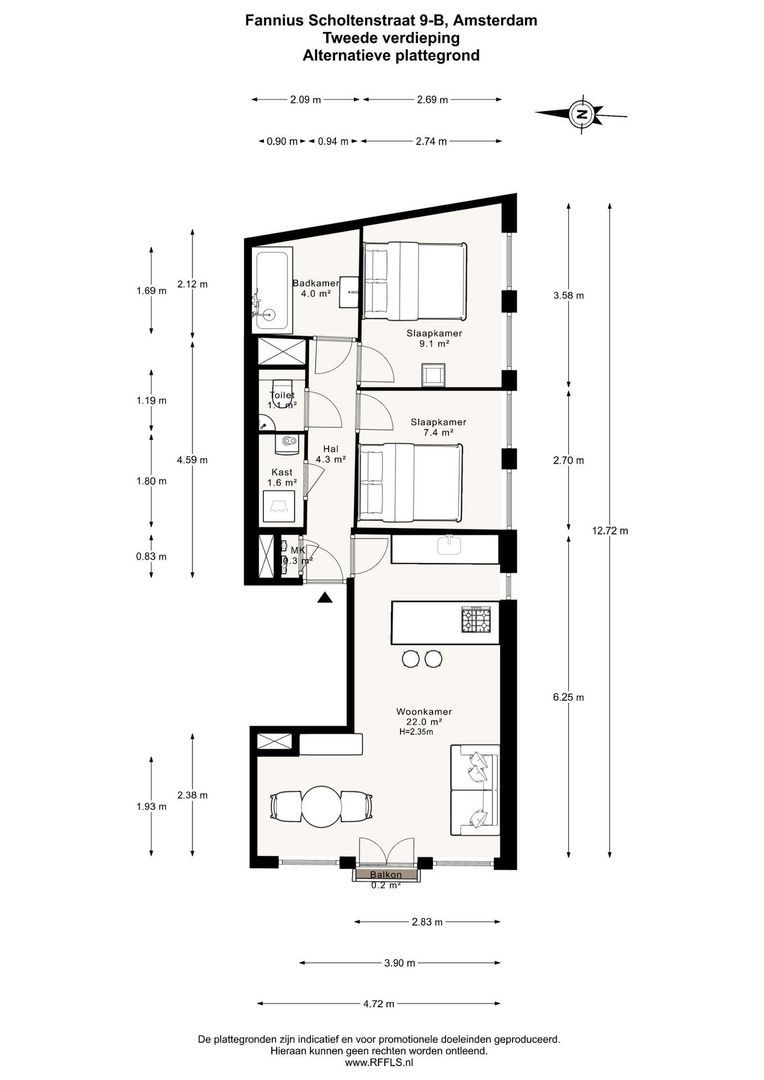 Fannius Scholtenstraat 9 B, Amsterdam foto-28