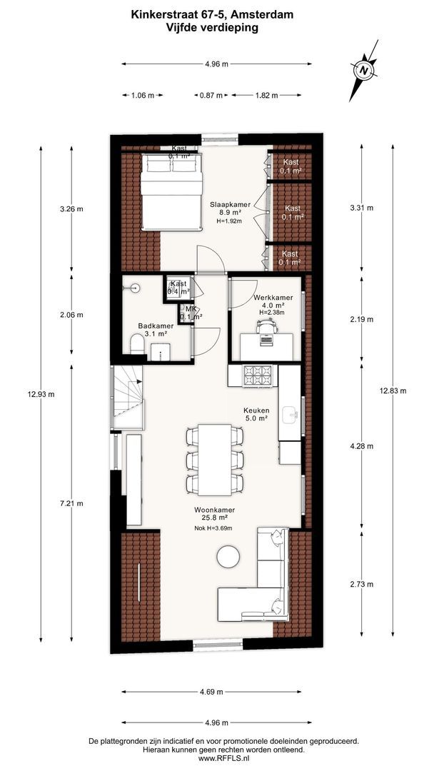 Kinkerstraat 67 5, Amsterdam foto-32