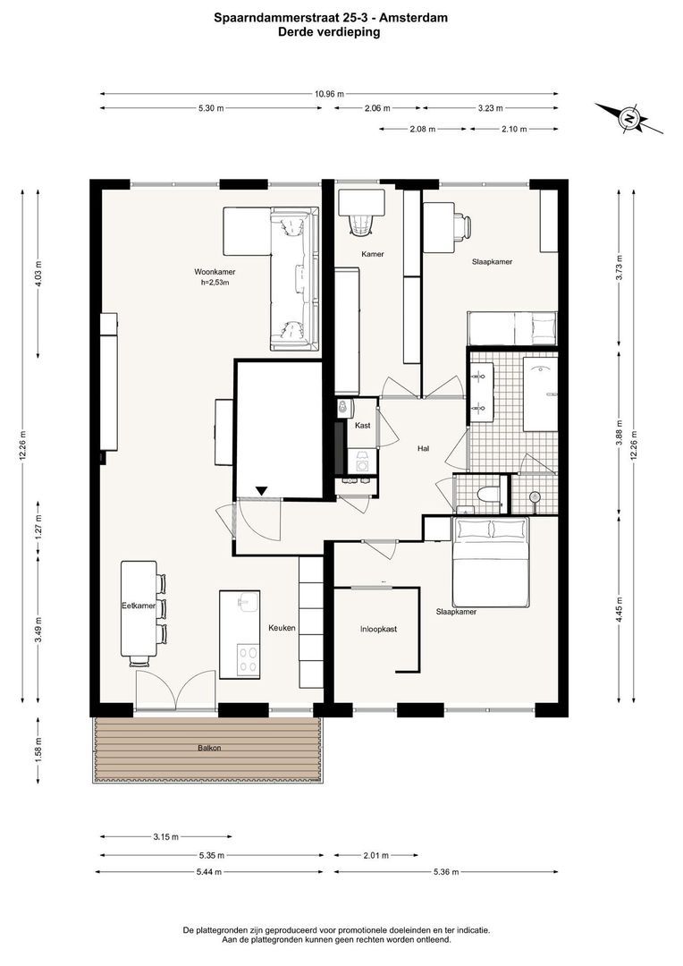 Spaarndammerstraat 25 3, Amsterdam foto-36