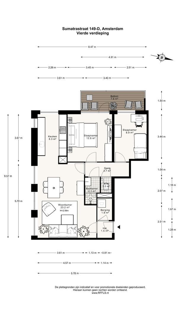 Sumatrastraat 149 D, Amsterdam foto-20