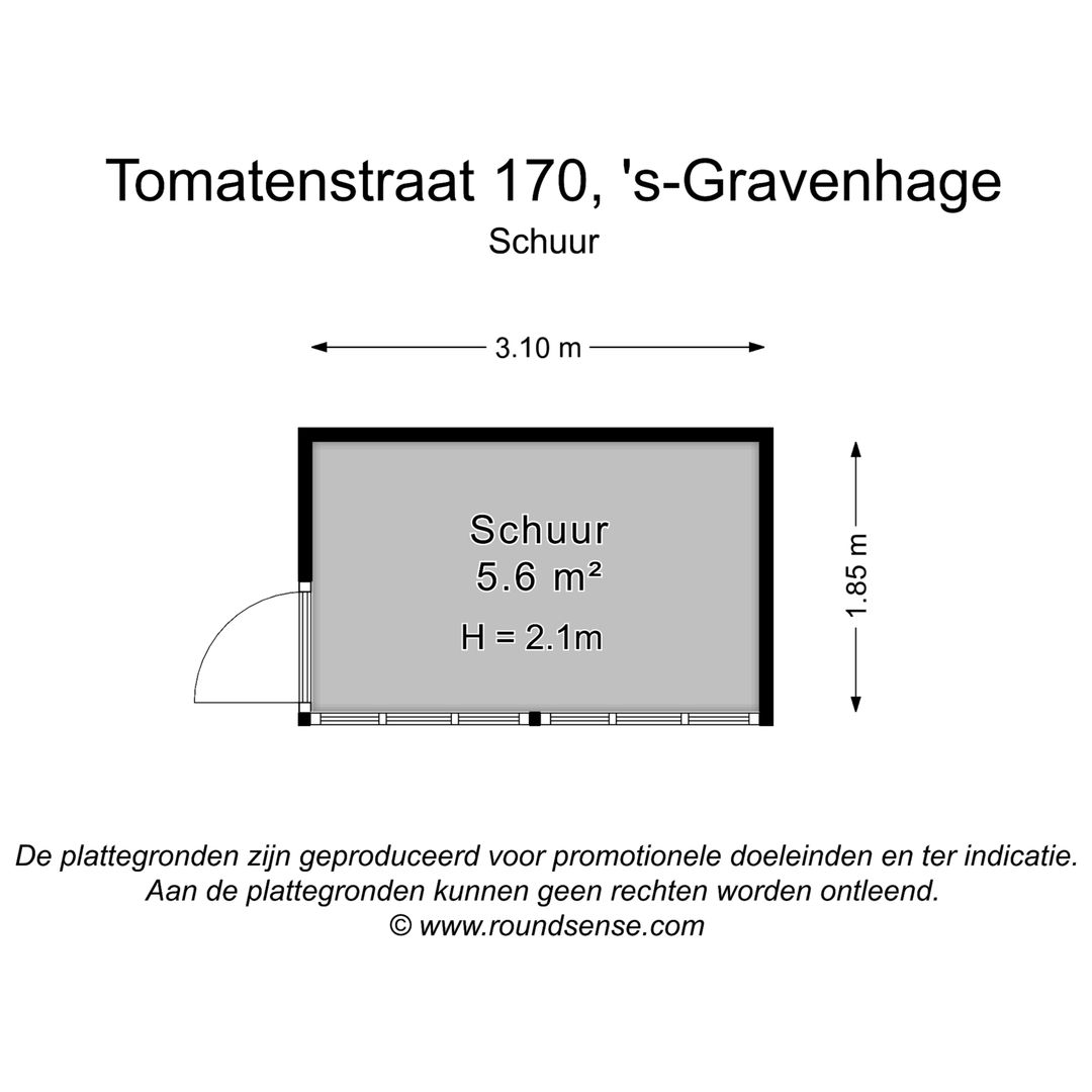 Tomatenstraat 170, Den Haag plattegrond-4