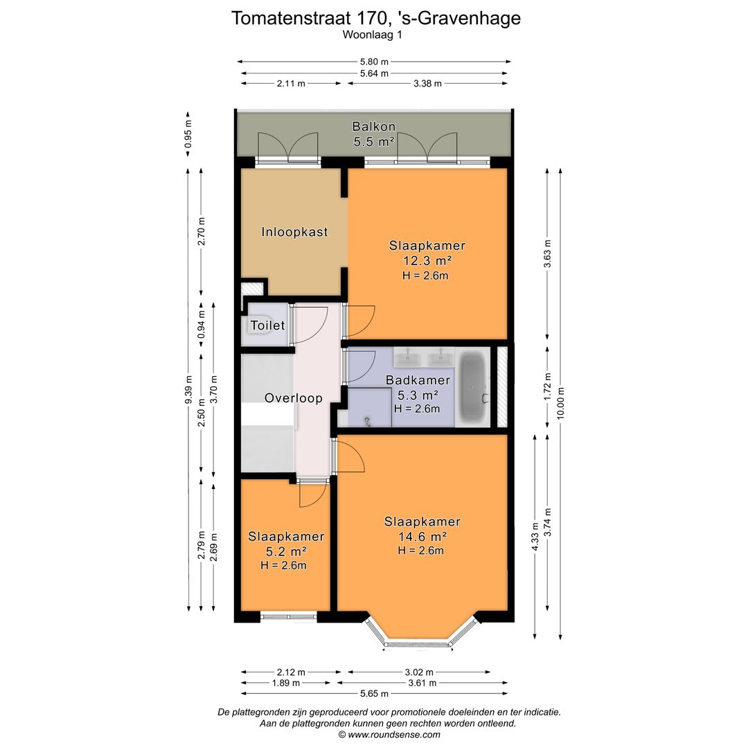 Tomatenstraat 170, Den Haag plattegrond-2