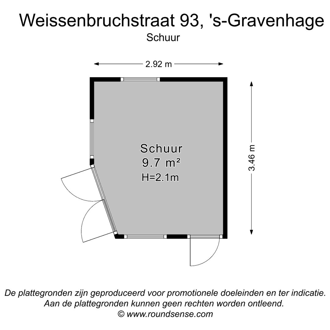 Weissenbruchstraat 93, Den Haag plattegrond-2