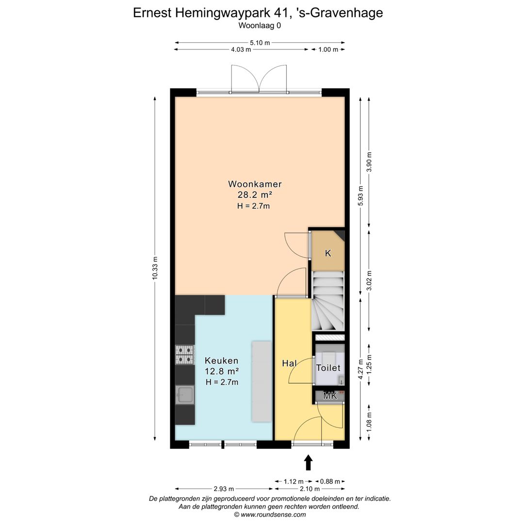 Ernest Hemingwaypark 41, Den Haag plattegrond-0