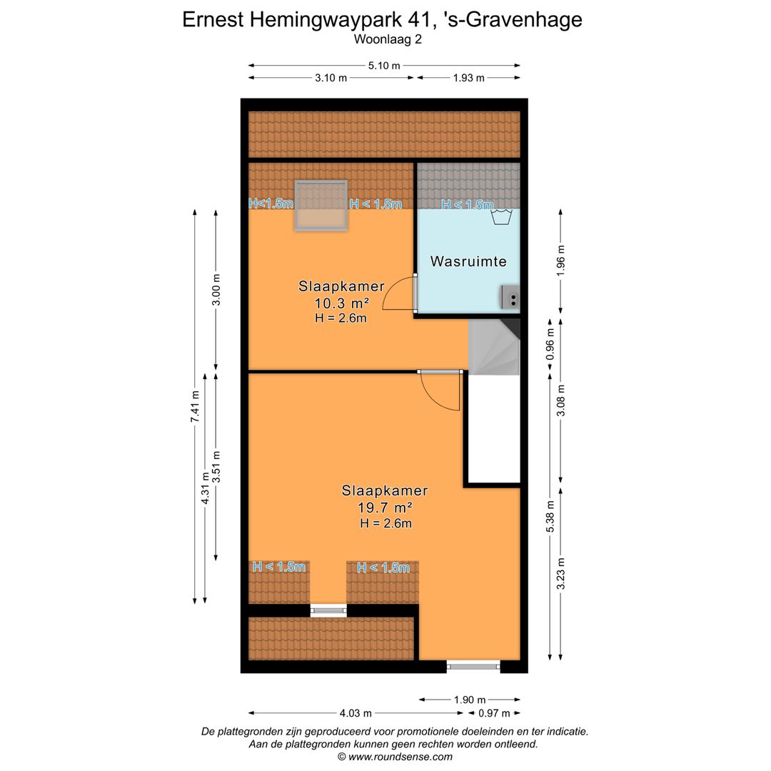 Ernest Hemingwaypark 41, Den Haag plattegrond-2