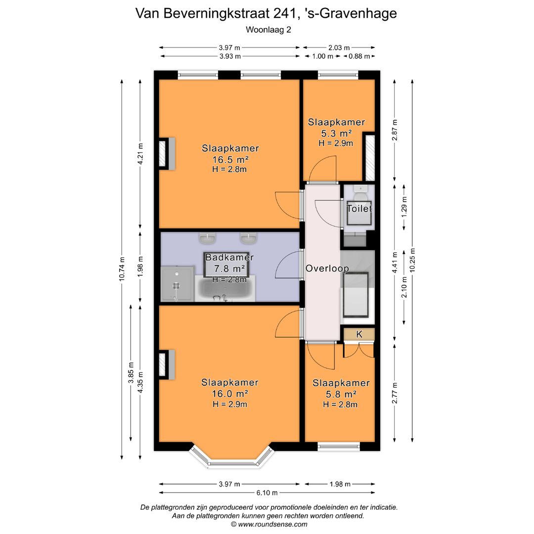 Van Beverningkstraat 243 241, Den Haag plattegrond-4