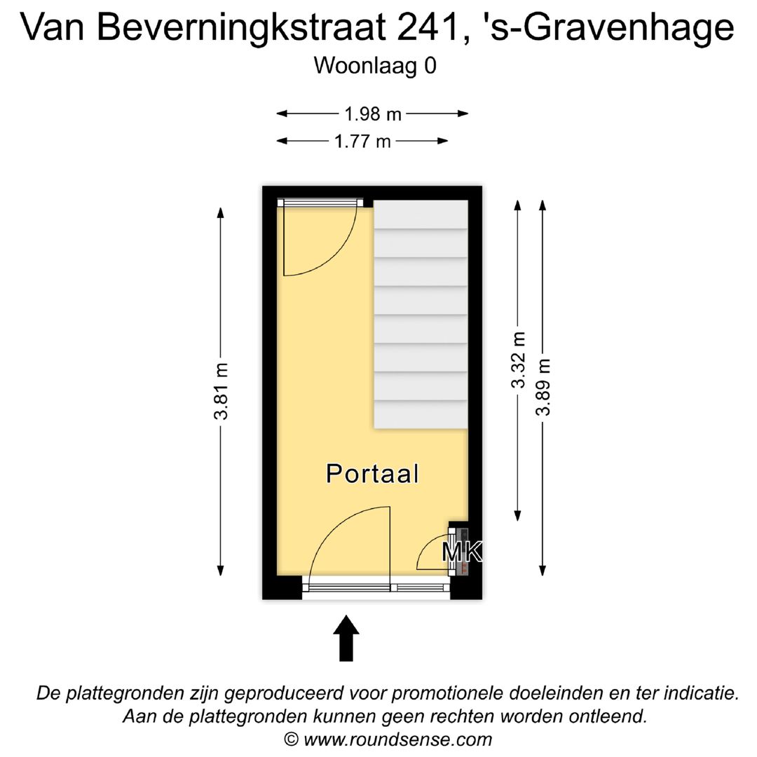 Van Beverningkstraat 243 241, Den Haag plattegrond-2