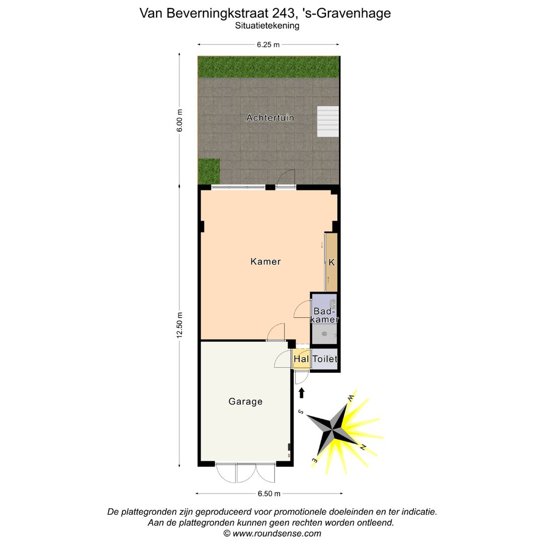 Van Beverningkstraat 243 241, Den Haag plattegrond-1