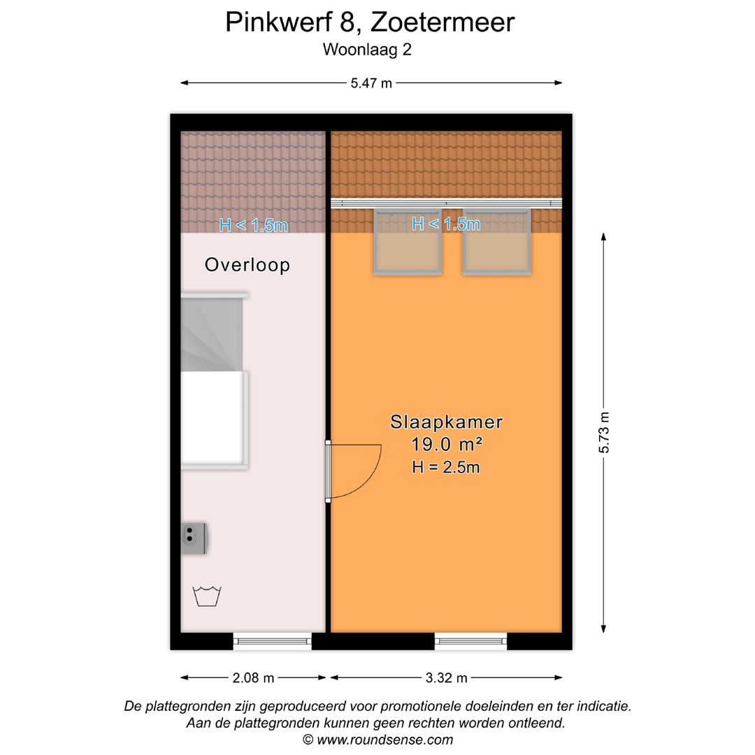 Pinkwerf 8, Zoetermeer plattegrond-2