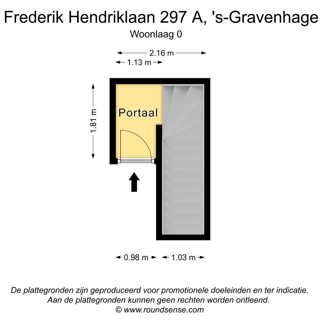 Frederik Hendriklaan 297 A, Den Haag plattegrond-2