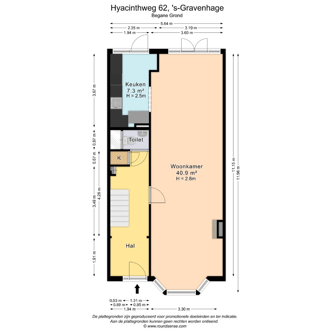 Hyacinthweg 62, Den Haag plattegrond-0