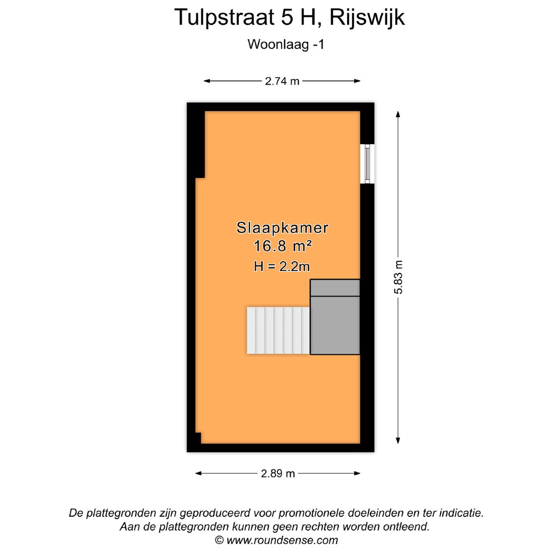 Tulpstraat 5 h, Rijswijk plattegrond-1