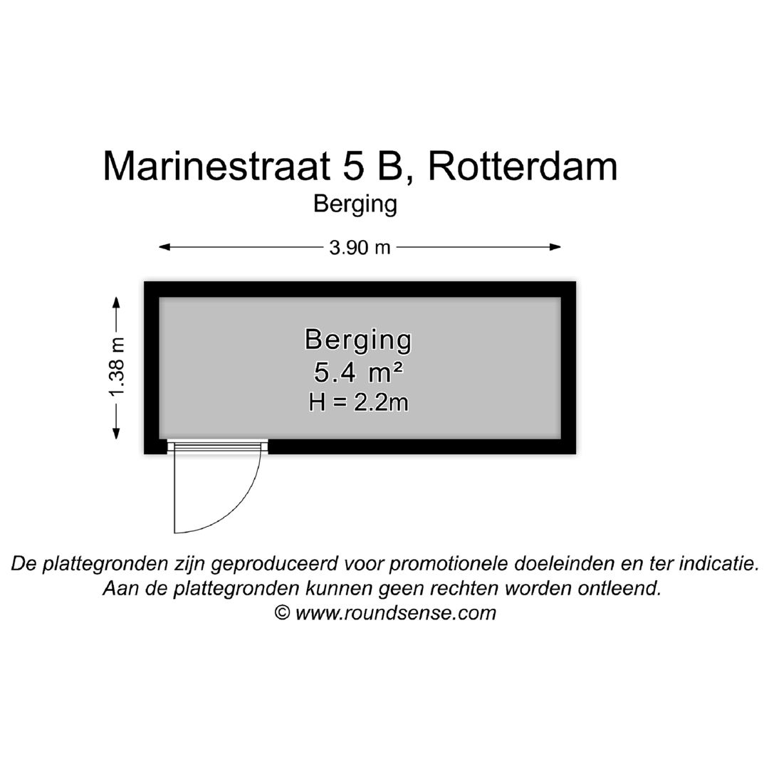 Marinestraat 5 B, Rotterdam plattegrond-2