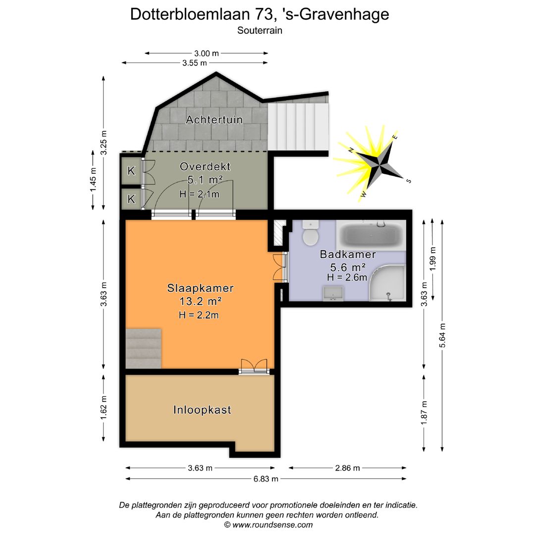 Dotterbloemlaan 73, Den Haag plattegrond-2