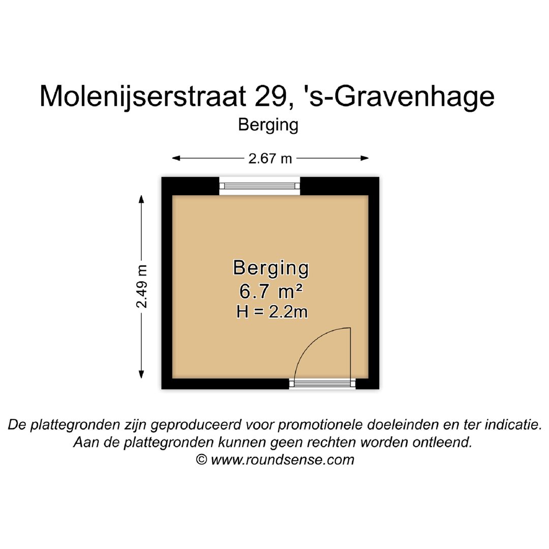 Molenijserstraat 29, Den Haag plattegrond-2