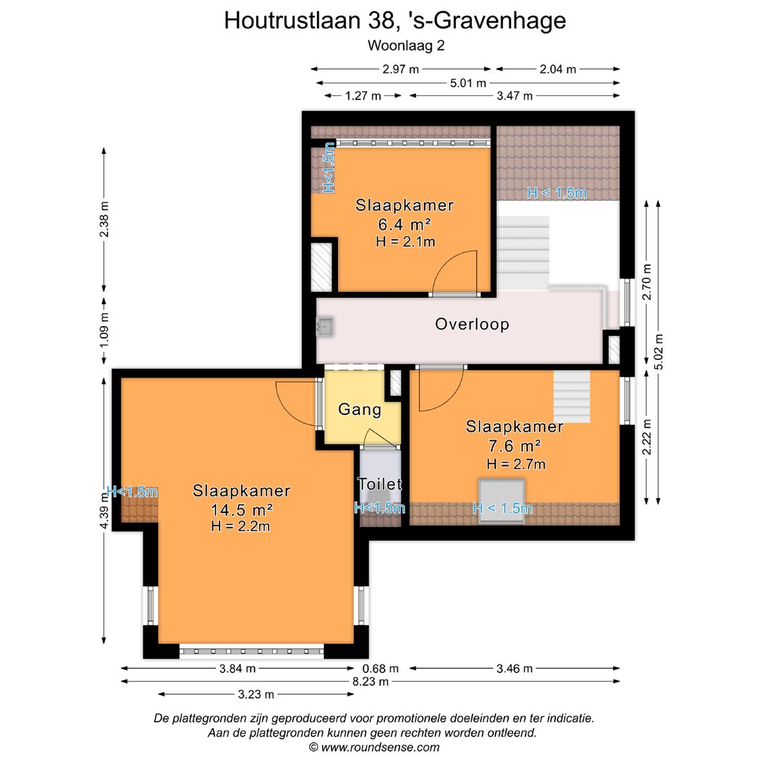 Houtrustlaan 38, Den Haag plattegrond-2
