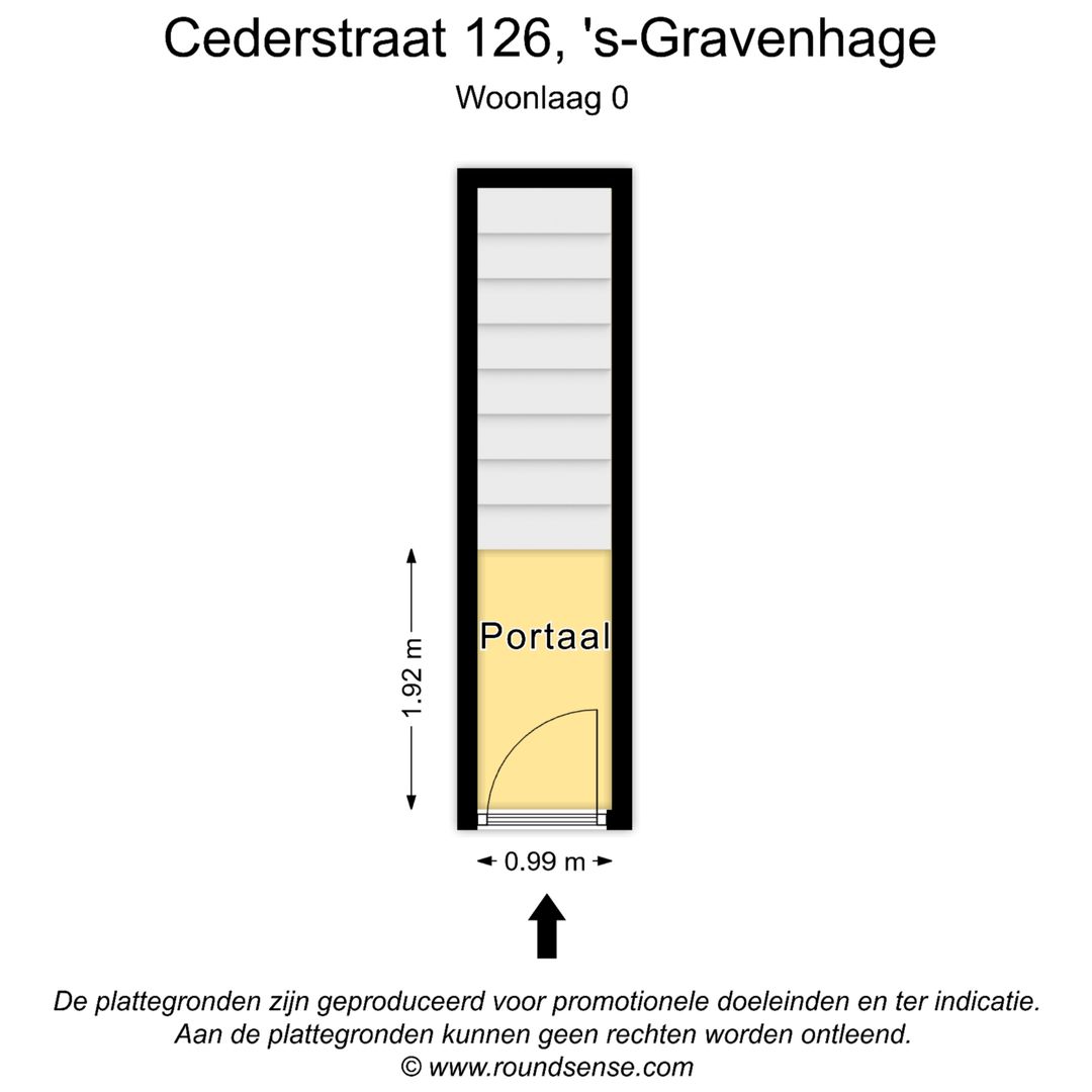 Cederstraat 126, Den Haag plattegrond-0