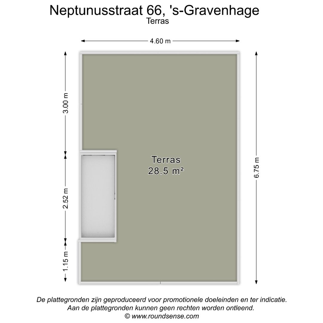 Neptunusstraat 66, Den Haag plattegrond-3