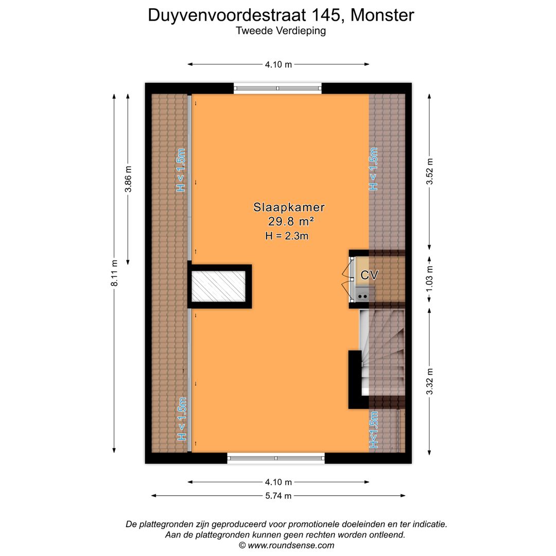 Duyvenvoordestraat 145, Monster plattegrond-2