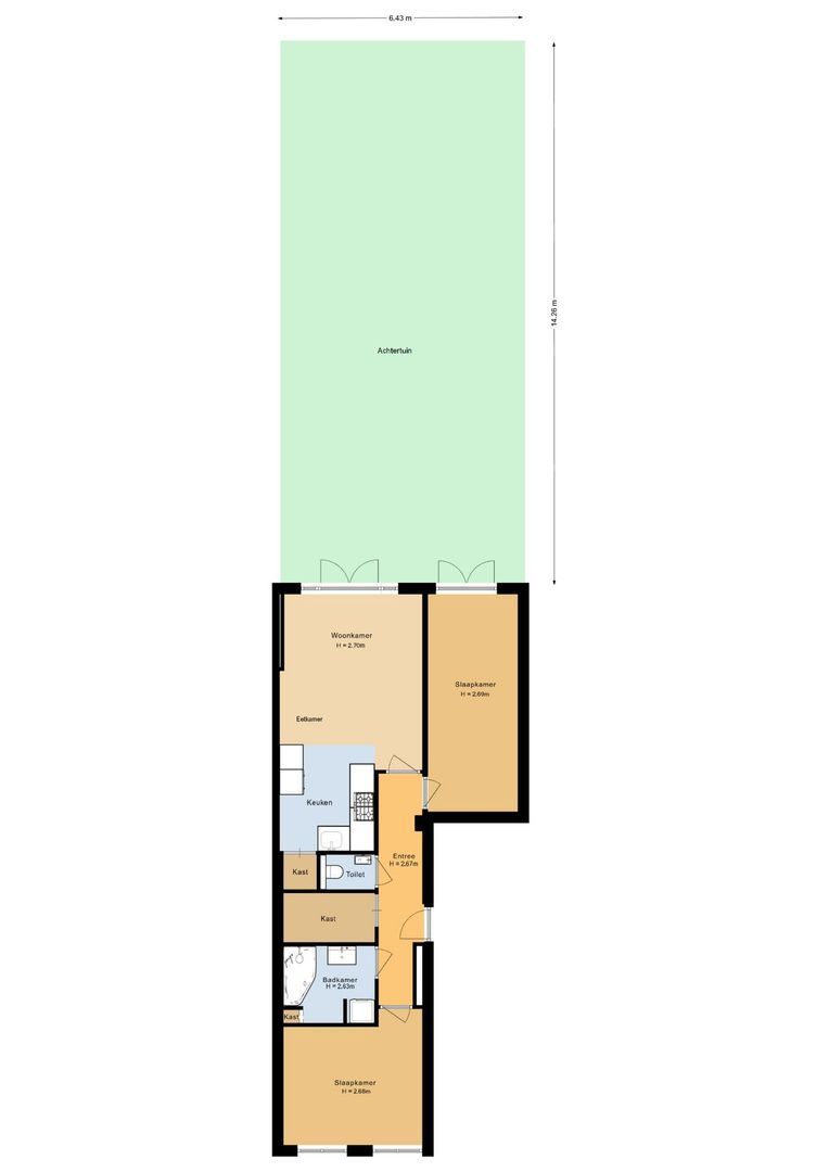 Dr. Kuyperstraat 27, Den Haag plattegrond-0