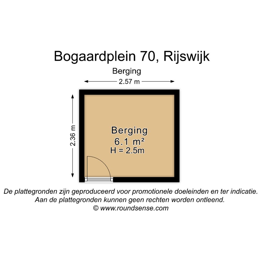Bogaardplein 70, Rijswijk plattegrond-1