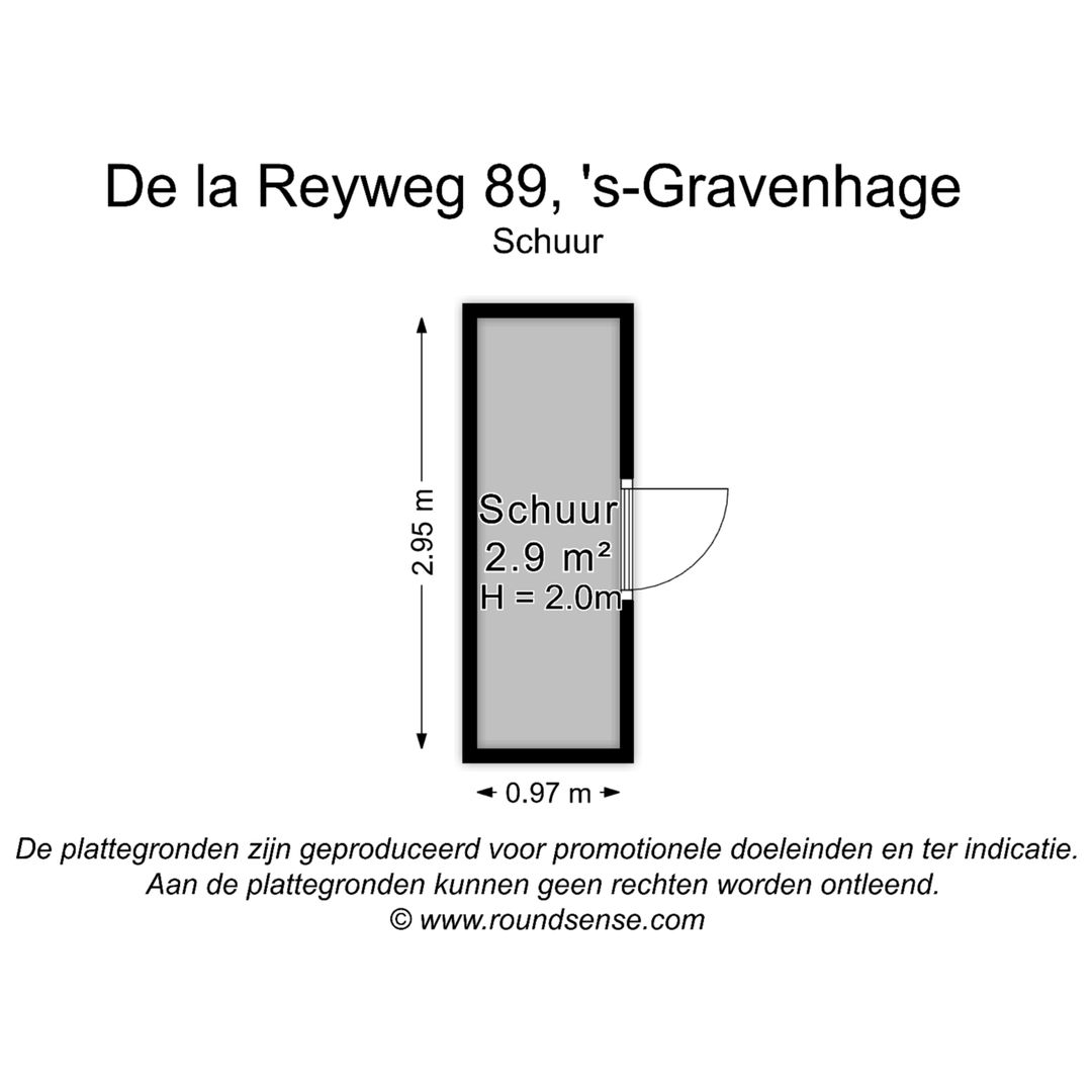 De la Reyweg 89, Den Haag plattegrond-2
