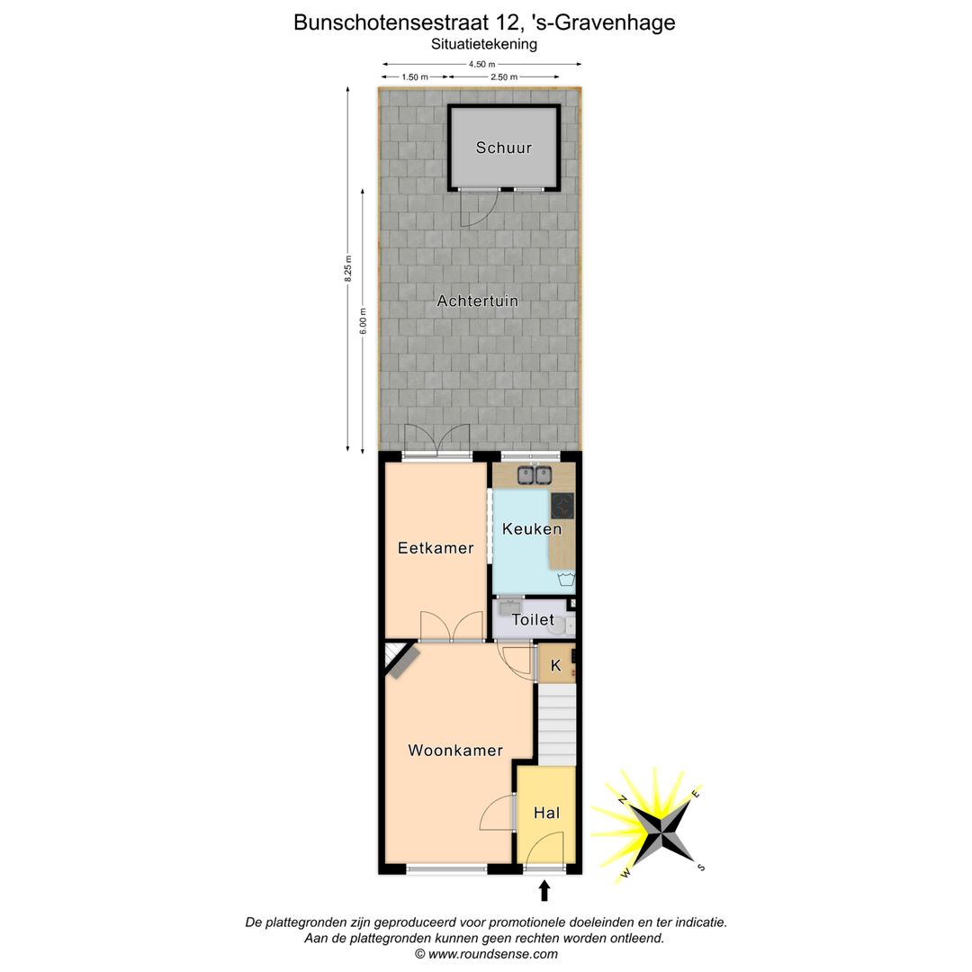 Bunschotensestraat 12, Den Haag plattegrond-3