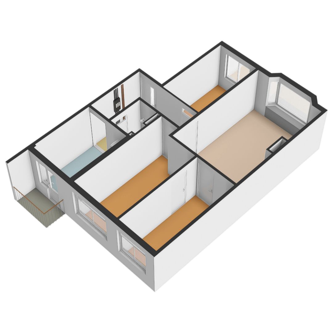 Drebbelstraat 47, Den Haag plattegrond-2
