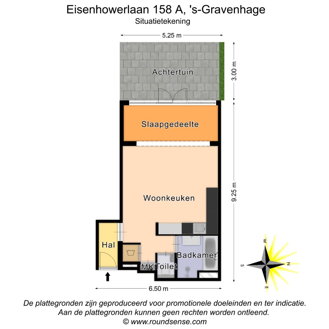 Eisenhowerlaan 158 A, Den Haag plattegrond-0